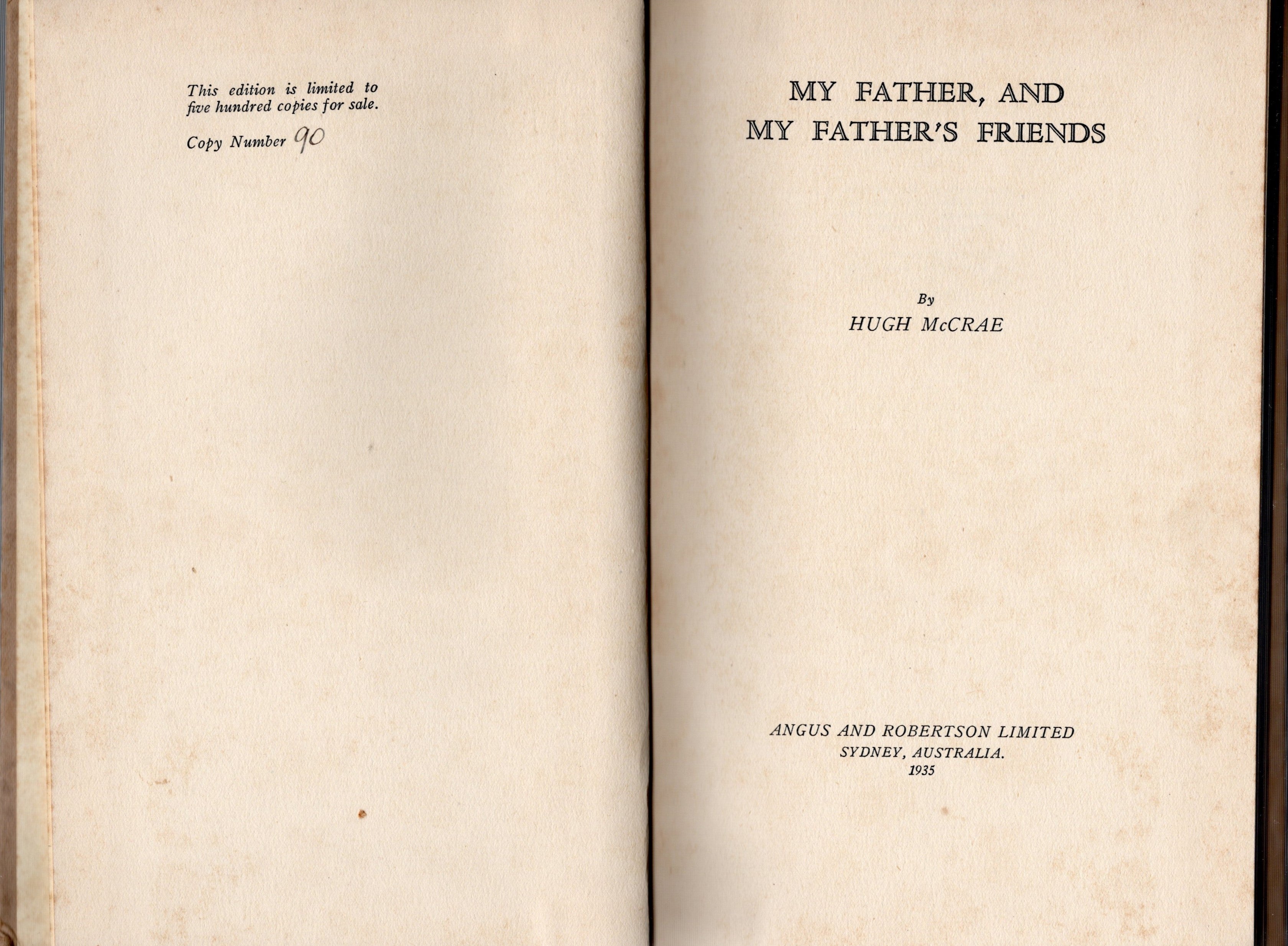 My Father and My Fathers Friend's