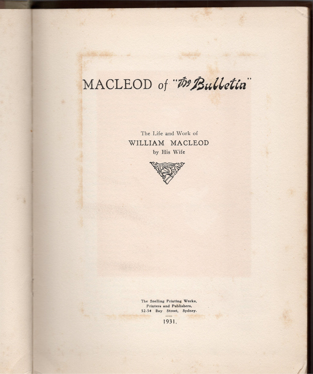 Macleod of The Bulletin