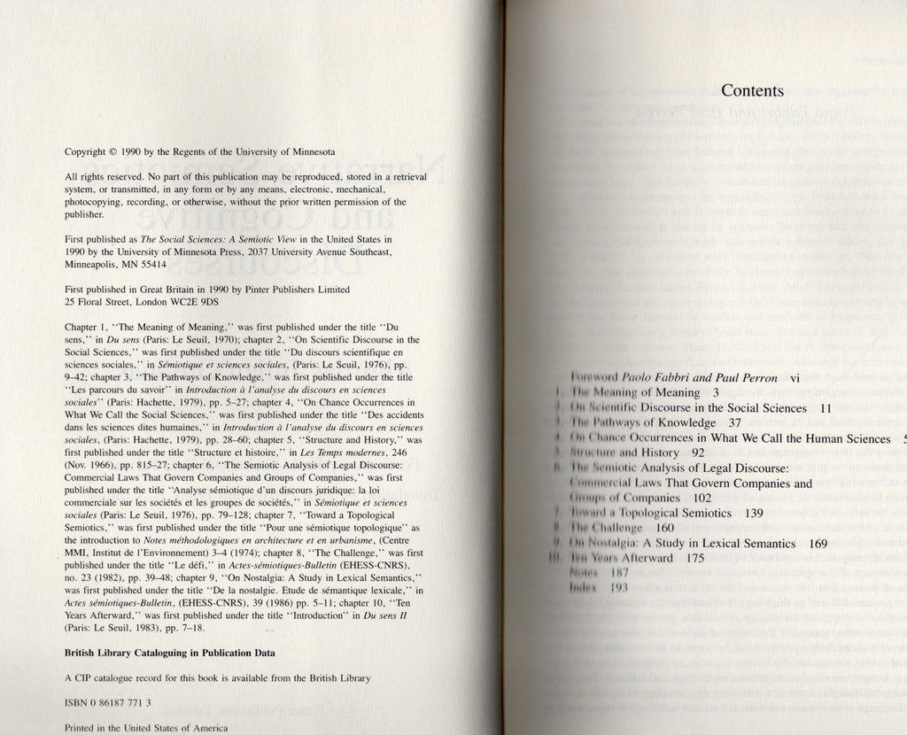 Narrative Semiotics and Cognitive Discourses