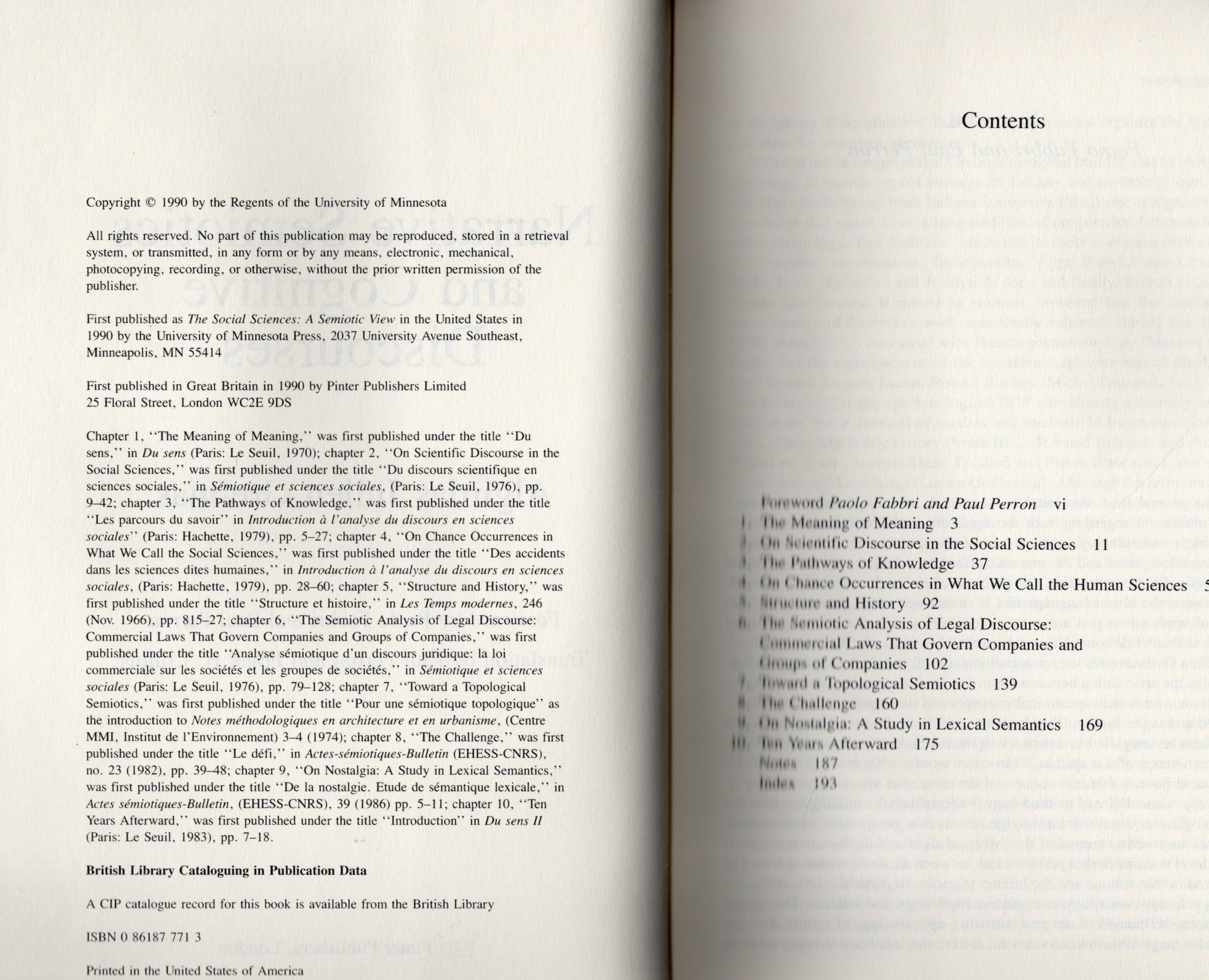 Narrative Semiotics and Cognitive Discourses