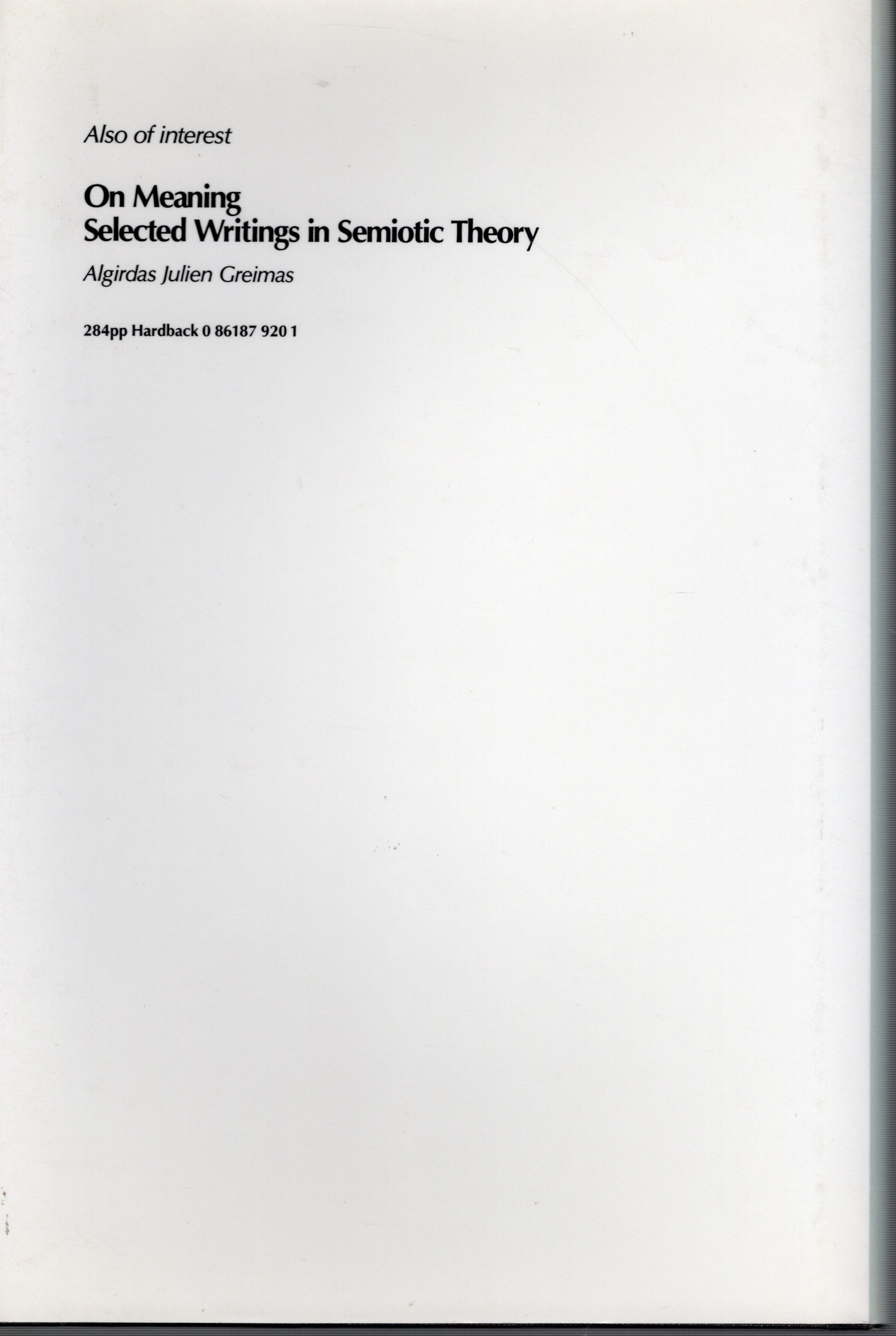 Narrative Semiotics and Cognitive Discourses