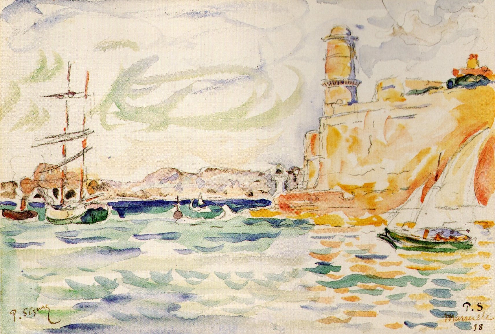 Paul Signac A Collection of Watercolors and Drawings