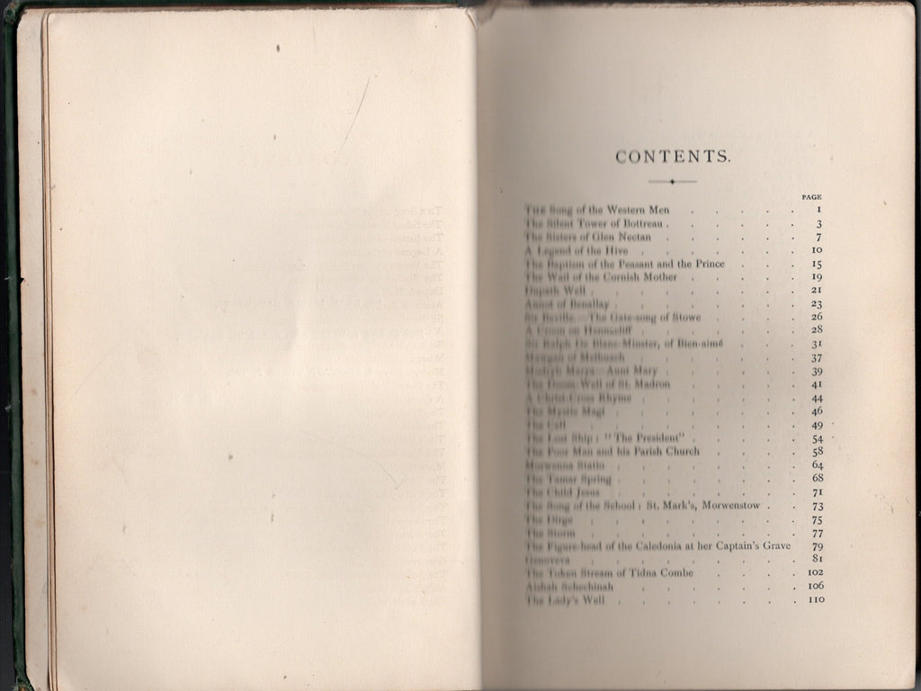Cornish Ballads and Other Poems
