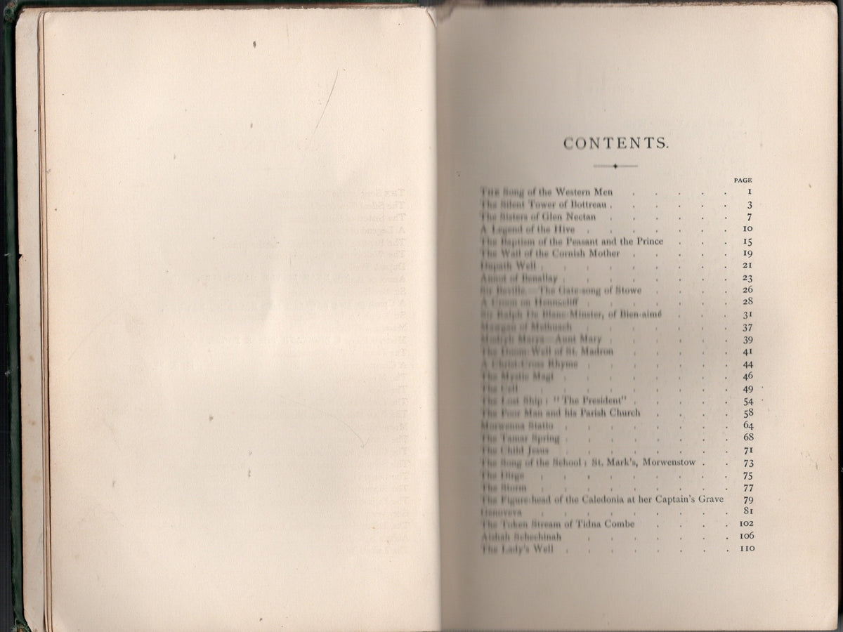Cornish Ballads and Other Poems