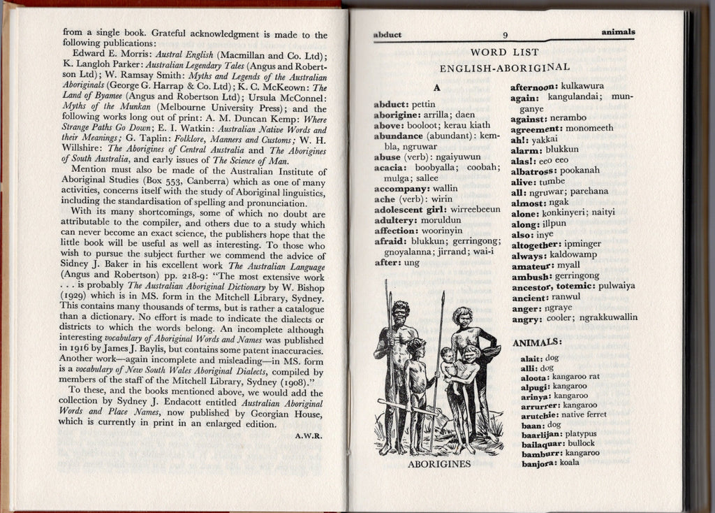 Aboriginal Words of Australia
