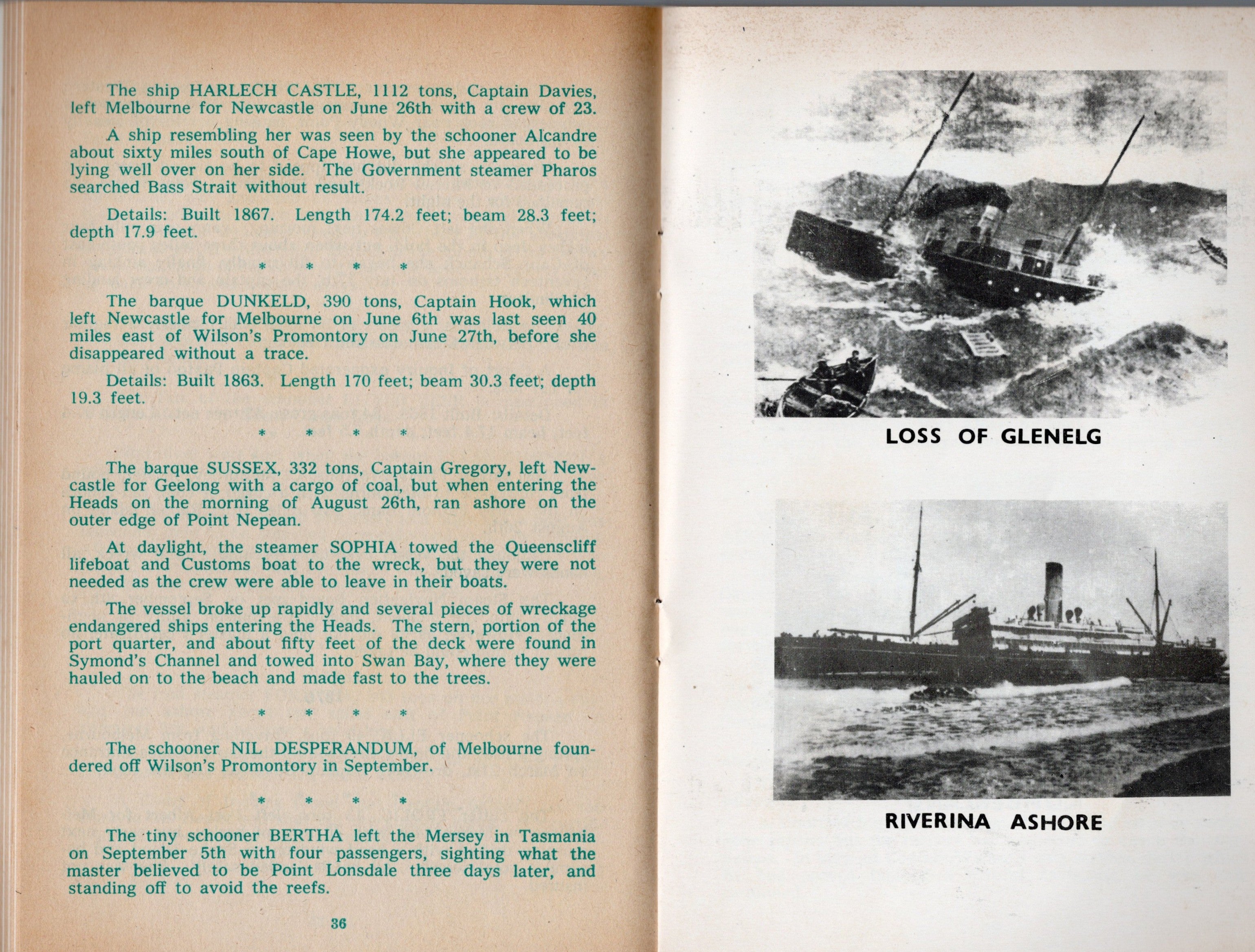 Wrecks On the Gippsland Coast