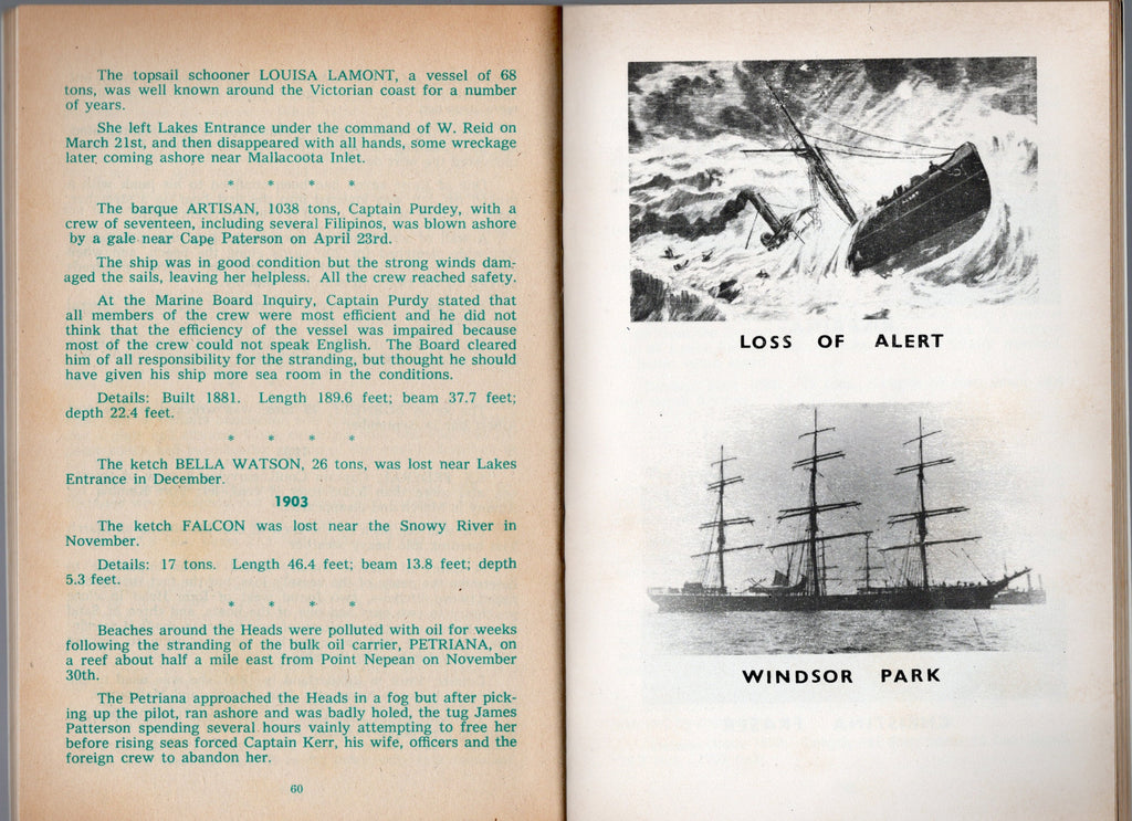 Wrecks On the Gippsland Coast
