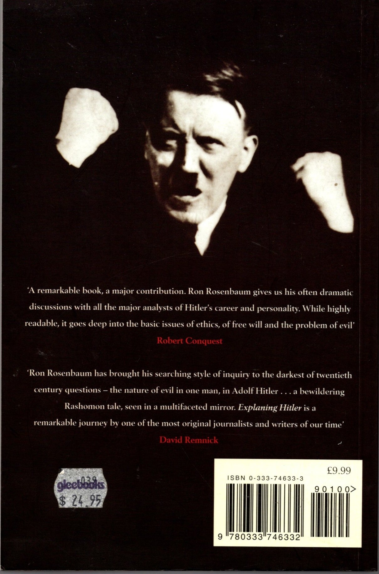 Explaining Hitler The Search For The Origins Of His Evil