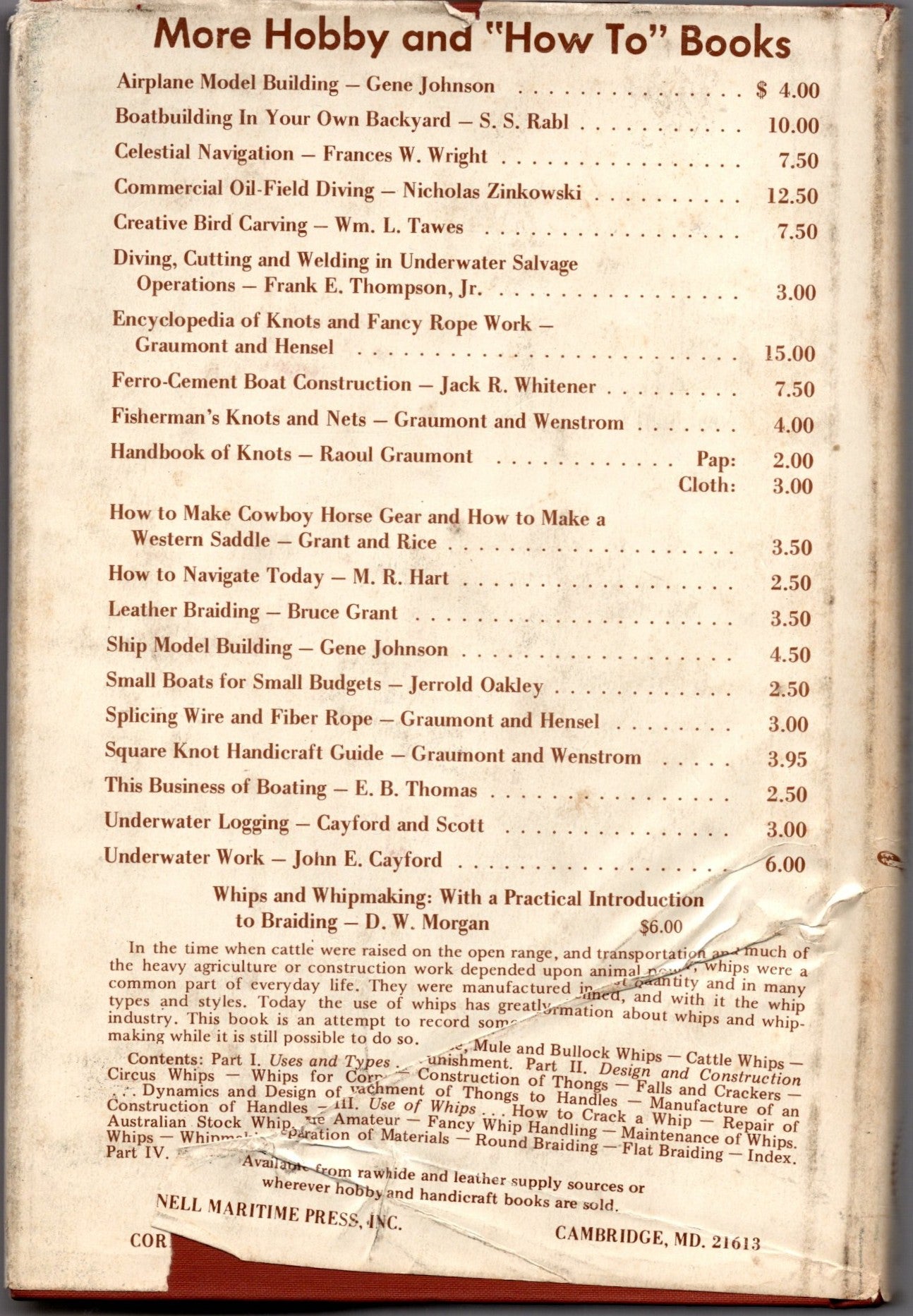 Encyclopaedia of Rawhide and Leather Binding
