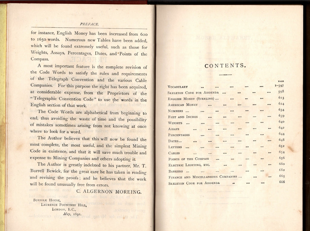 General And Mining Telegraph Code