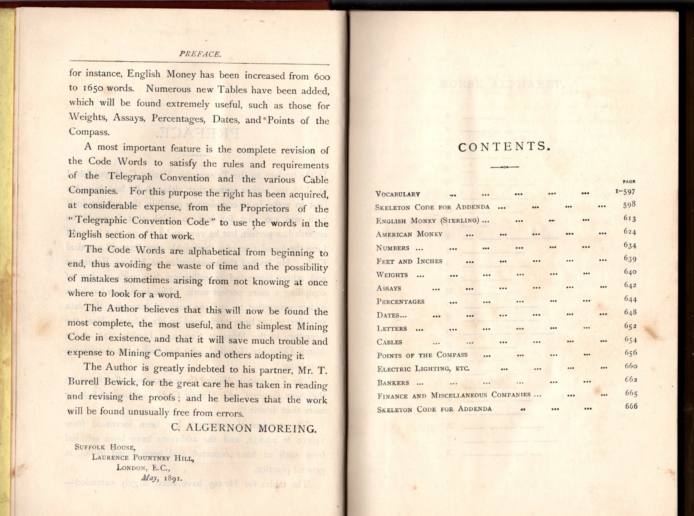 General And Mining Telegraph Code