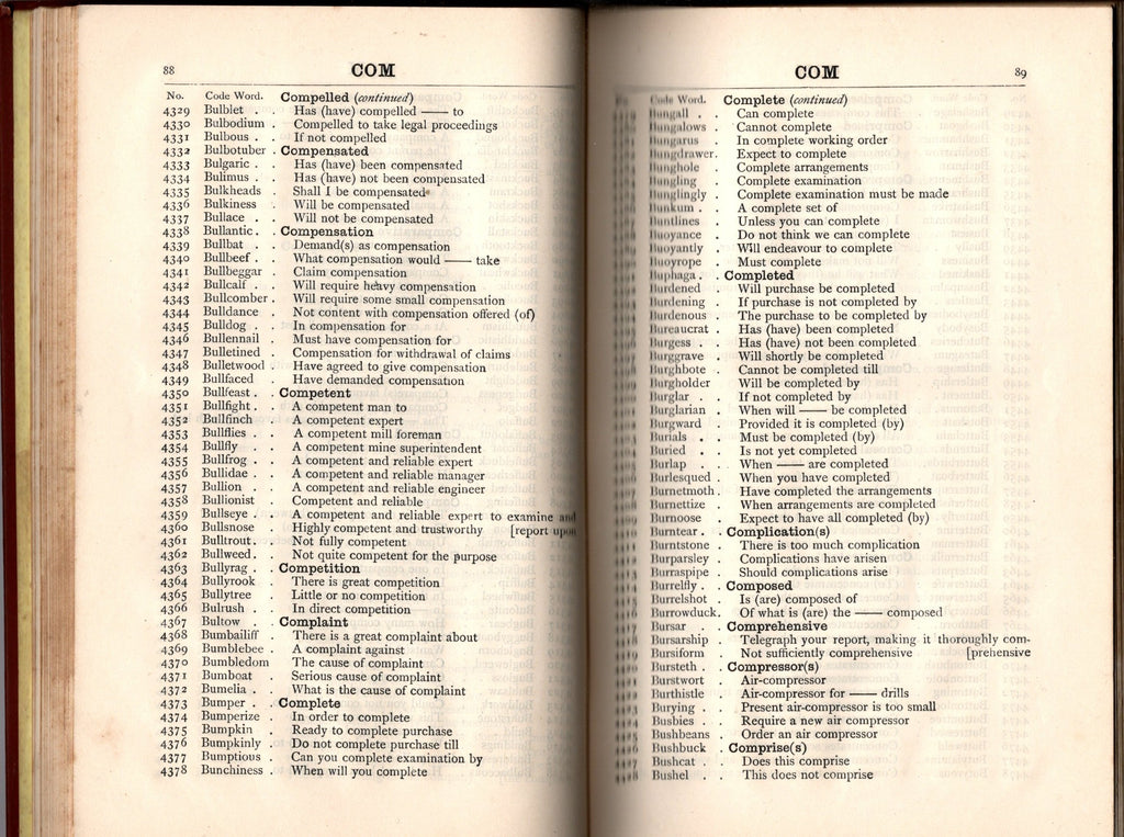 General And Mining Telegraph Code