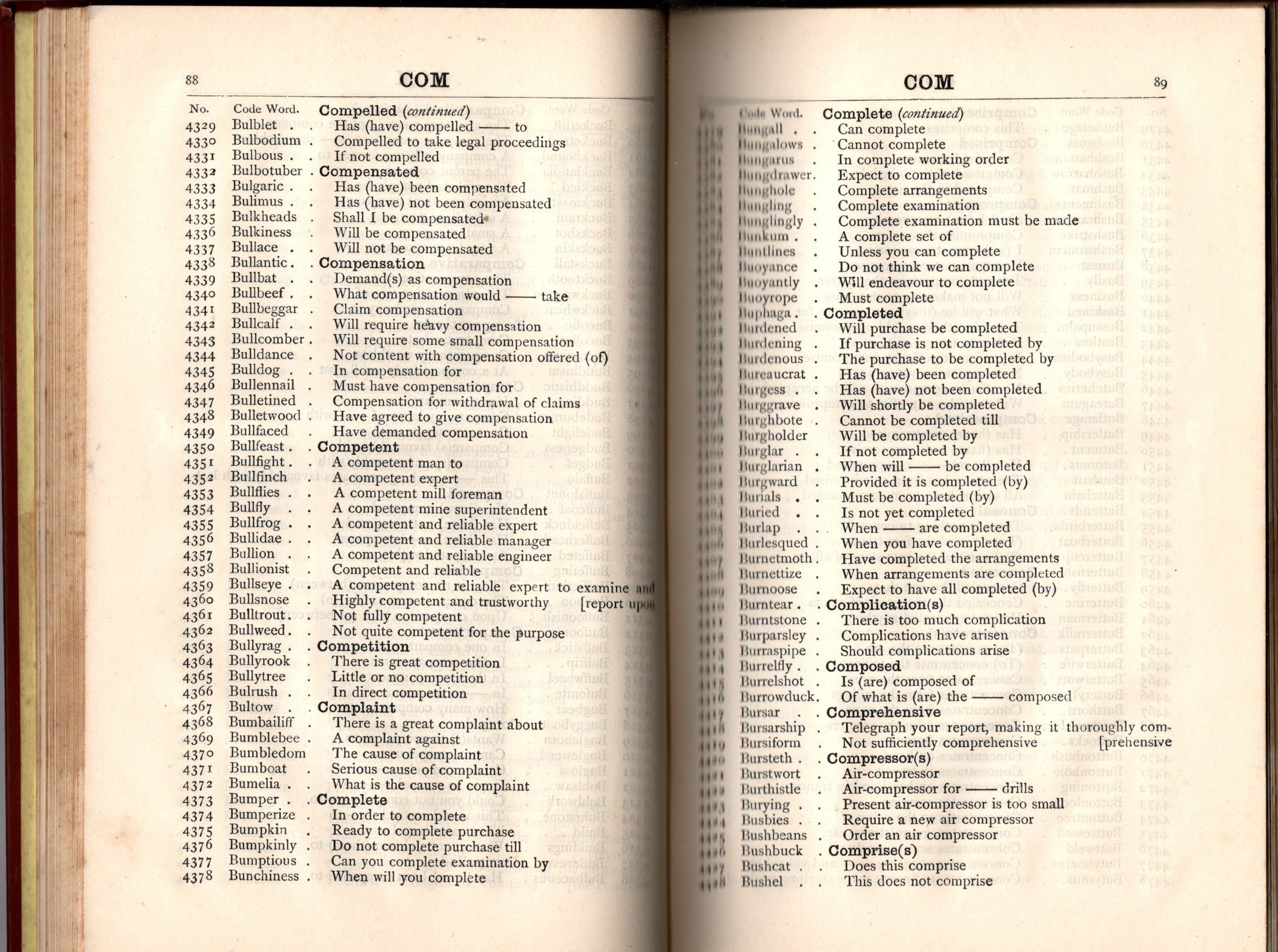 General And Mining Telegraph Code