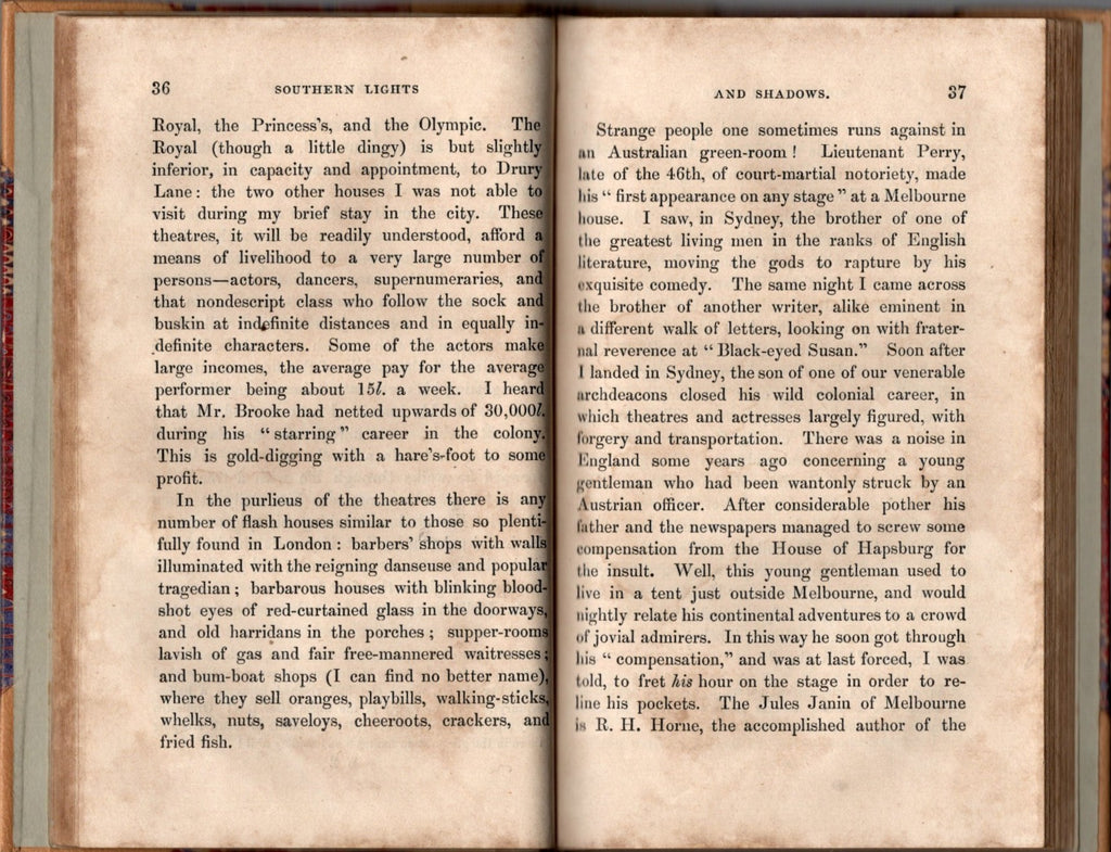 Southern Lights And Shadows: Being Brief Notes of Three Years Experience Of Social, Literary, And Political Life
