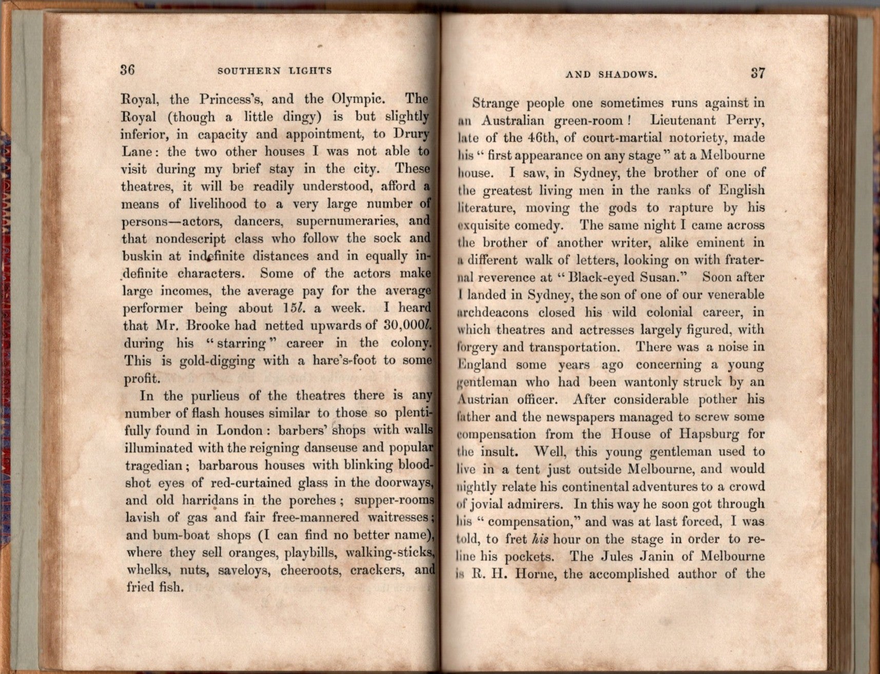 Southern Lights And Shadows: Being Brief Notes of Three Years Experience Of Social, Literary, And Political Life