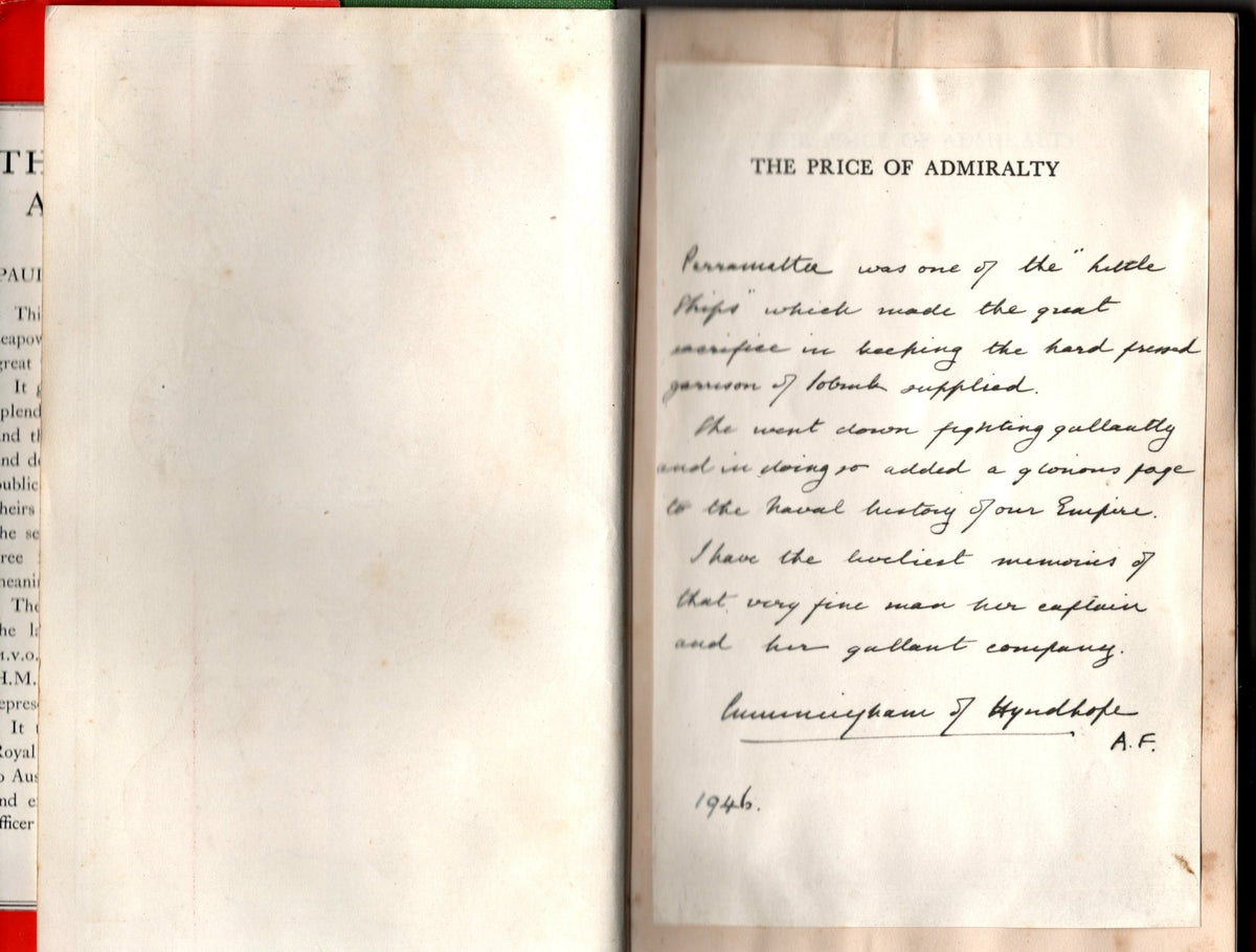 The Price of Admiralty