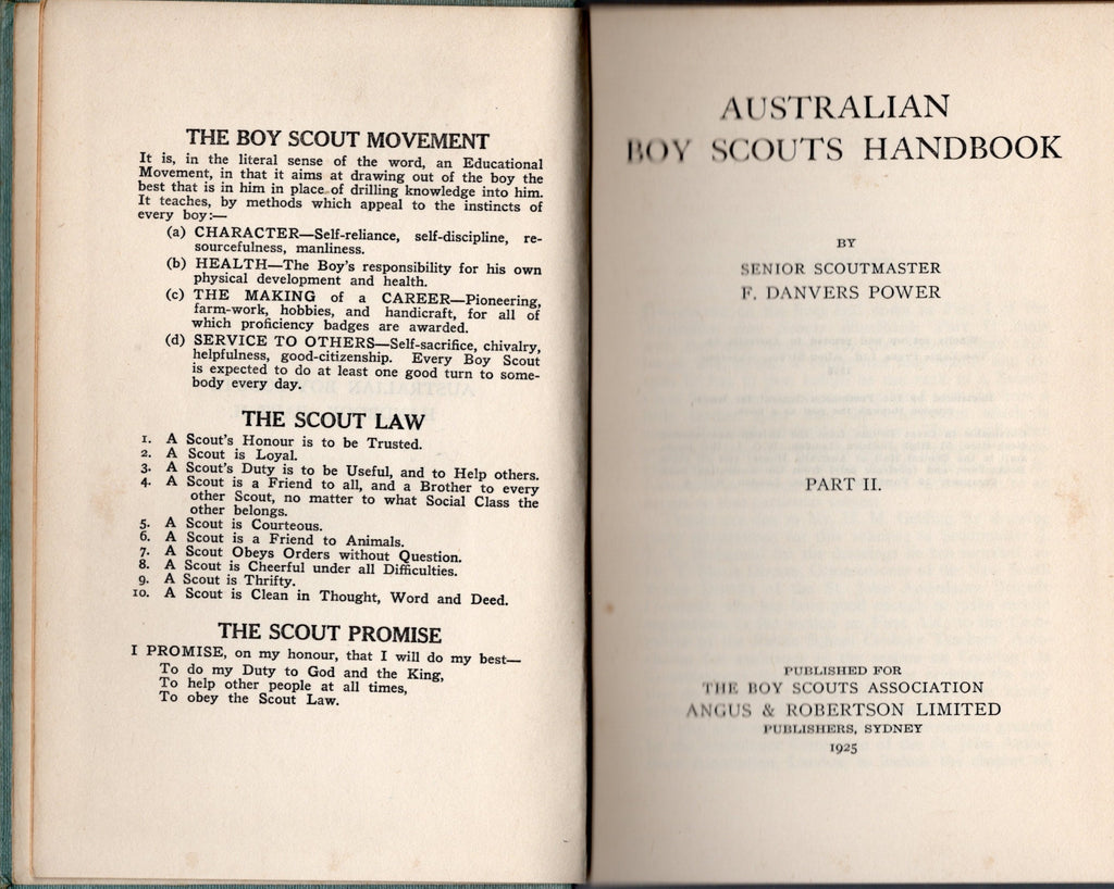 Australian Boy Scouts Handbook Part 2