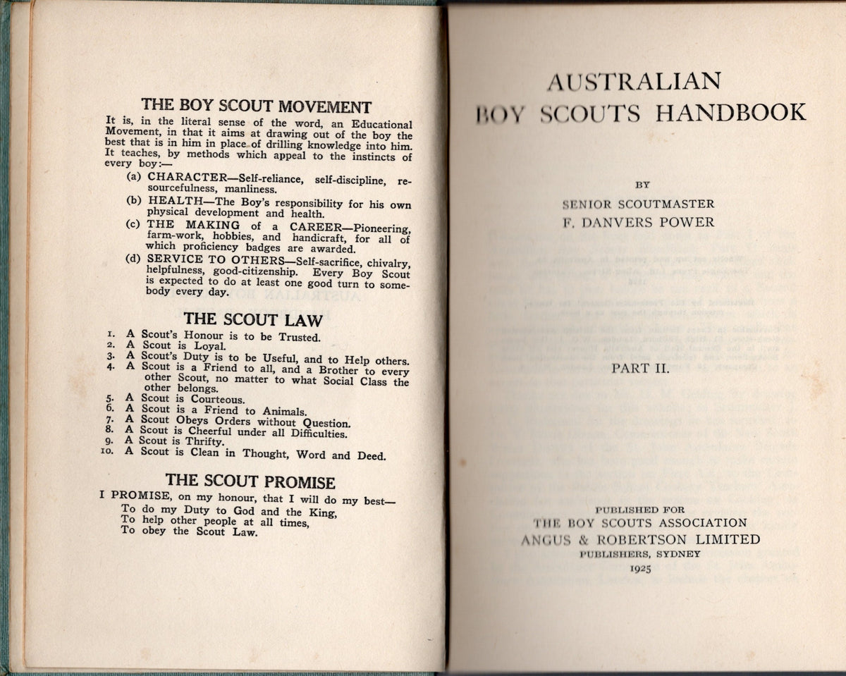 Australian Boy Scouts Handbook Part 2