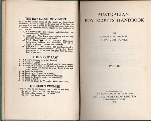 Australian Boy Scouts Handbook Part 2