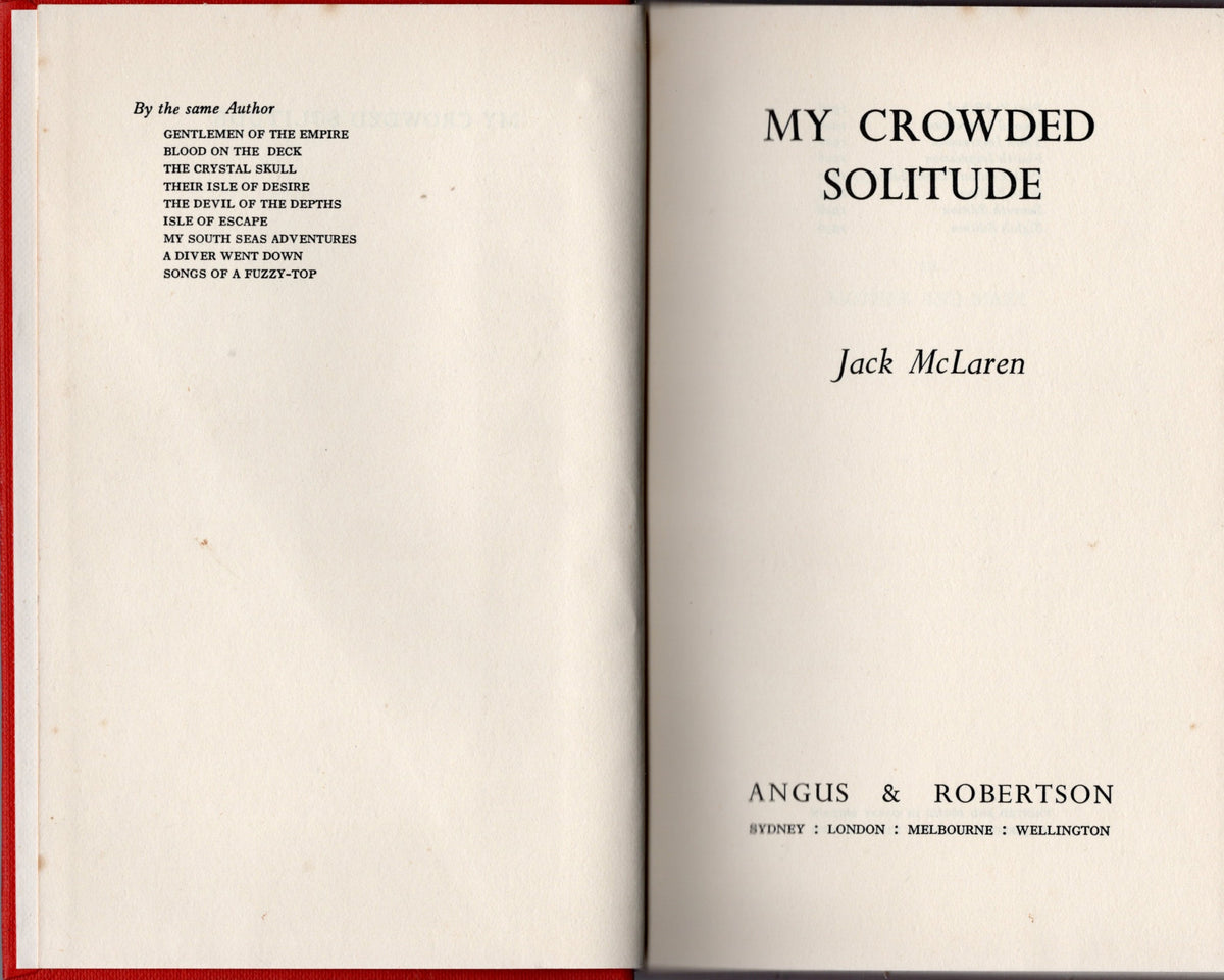 My Crowded Solitude